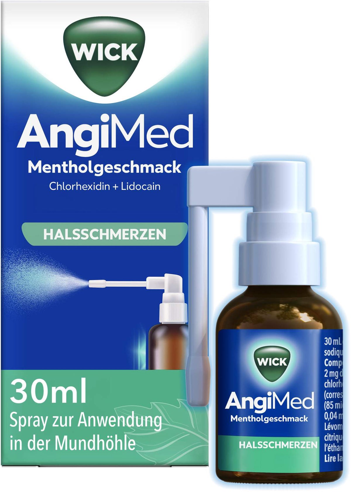 WICK AngiMed Mentholgeschmack 30 ml Spray