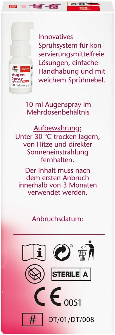 Doppelherz Aktiv Augen-Spray Hyaluron Fresh