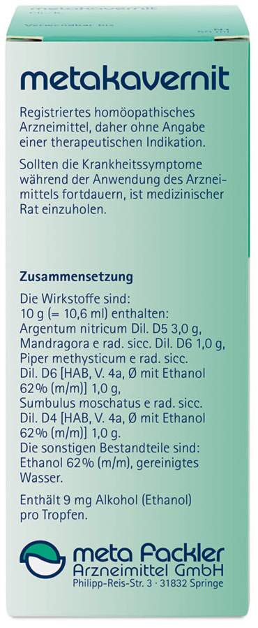 Metakavernit 50 ml Tropfen