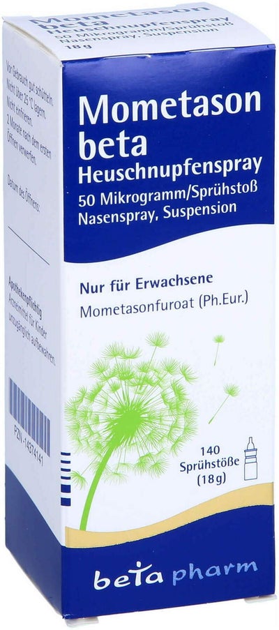 Mometason Beta Heuschnupfenspray 50 µm Je Sprüßstoß 18 G
