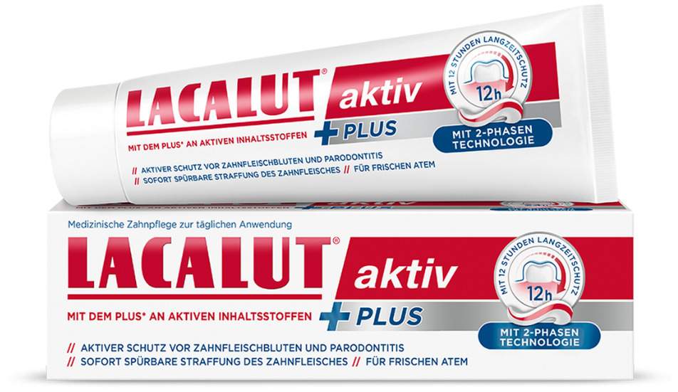 Lacalut aktiv Plus Zahncreme 75 ml