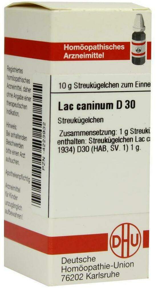 Dhu Lac Caninum D30 Globuli