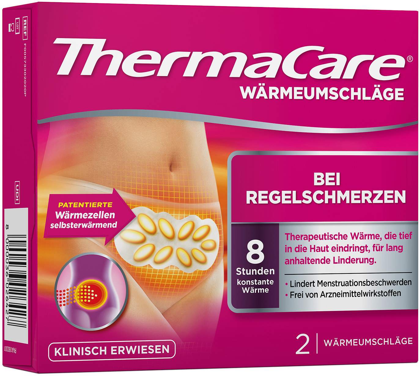 Thermacare bei Regelschmerzen 2 Stück