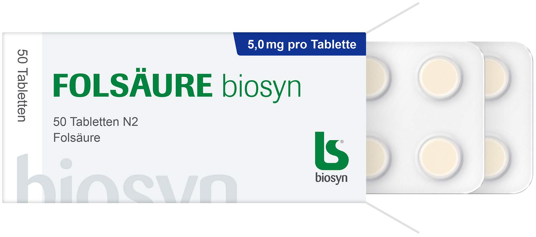 Folsäure Biosyn Tabletten 50 Stück