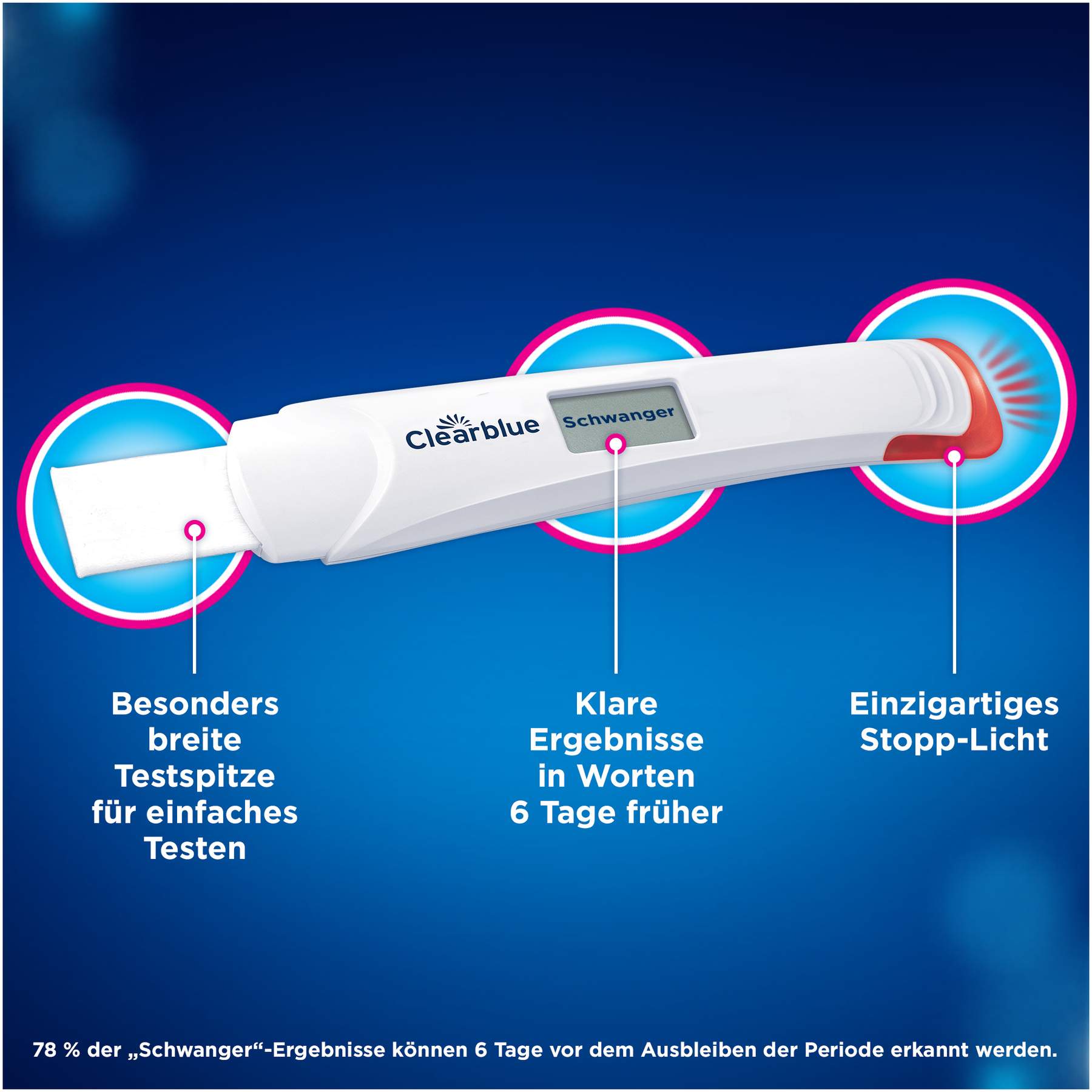 Clearblue Schwangerschaftstest Ultra Frühtest Digital 1 Stück