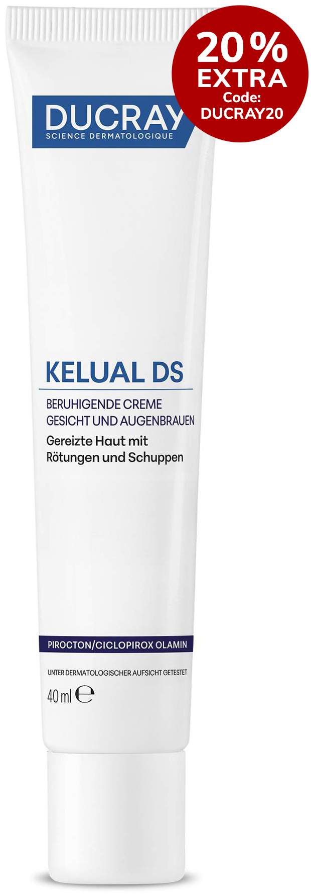 Ducray Kelual DS beruhigende Anti-Schuppen Creme 40 ml