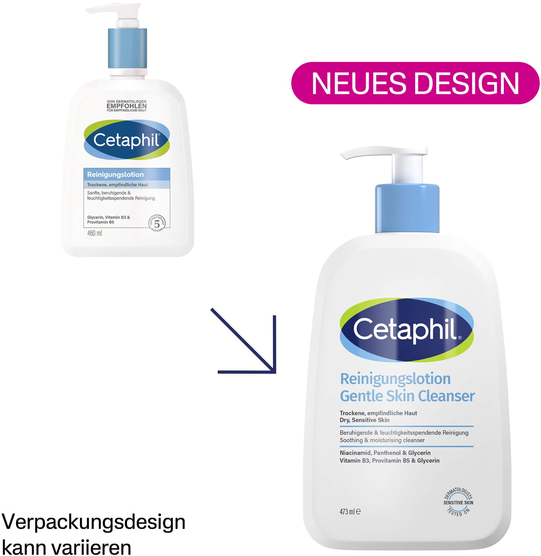 Cetaphil Reinigungslotion für Körper und Gesicht 473 ml