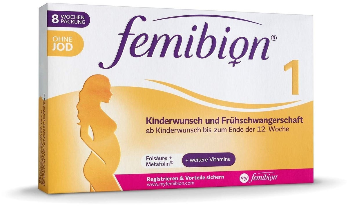 Femibion 1 Kinderwunsch und Frühschwangerschaft ohne Jod 60 Tabletten