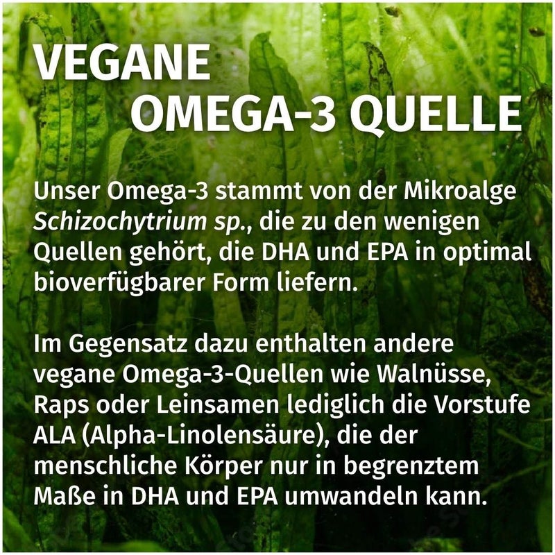 Green Naturals Omega-3 Kapseln 1835 mg Vegan+dha