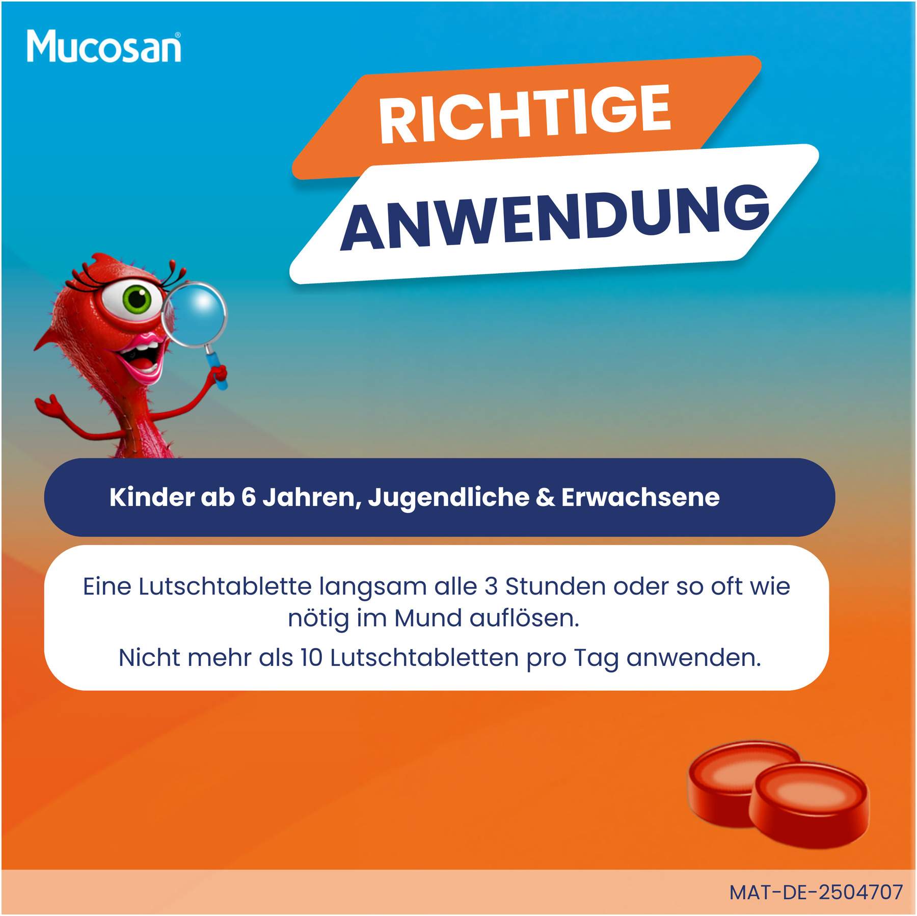 Mucosan rote Früchte 16 Lutschtabletten