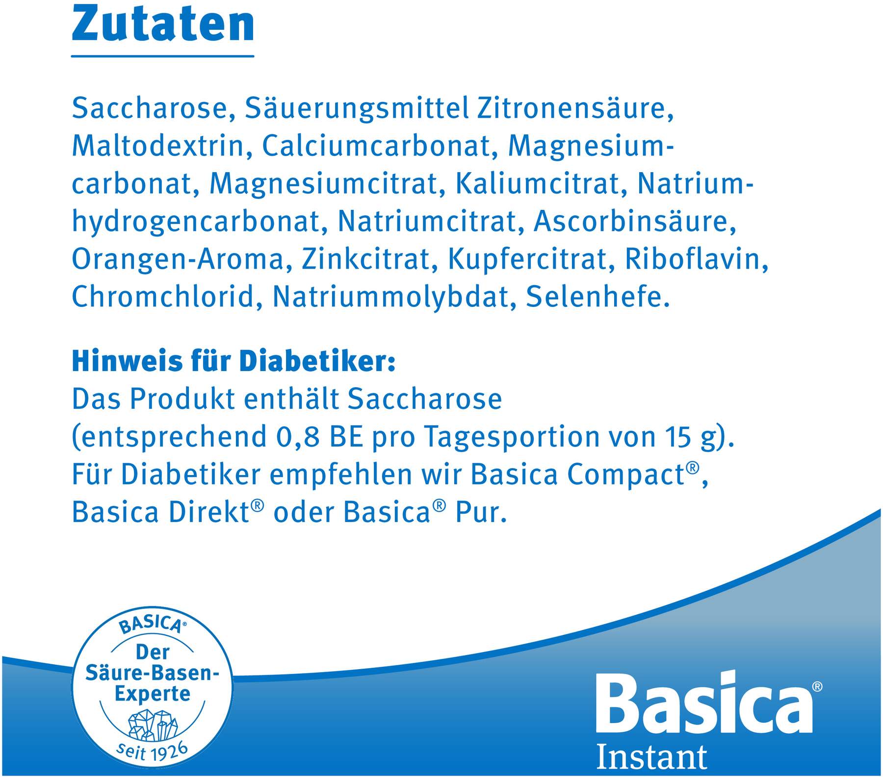 Basica Instant 300 g Pulver