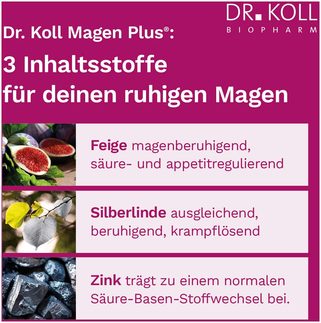 Magen Plus Dr.Koll Gemmo Feige Linde Zink Tropfen 50ml
