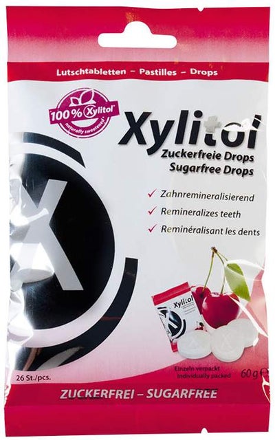 Miradent Xylitol Drops Zuckerfrei Cherry 60 G