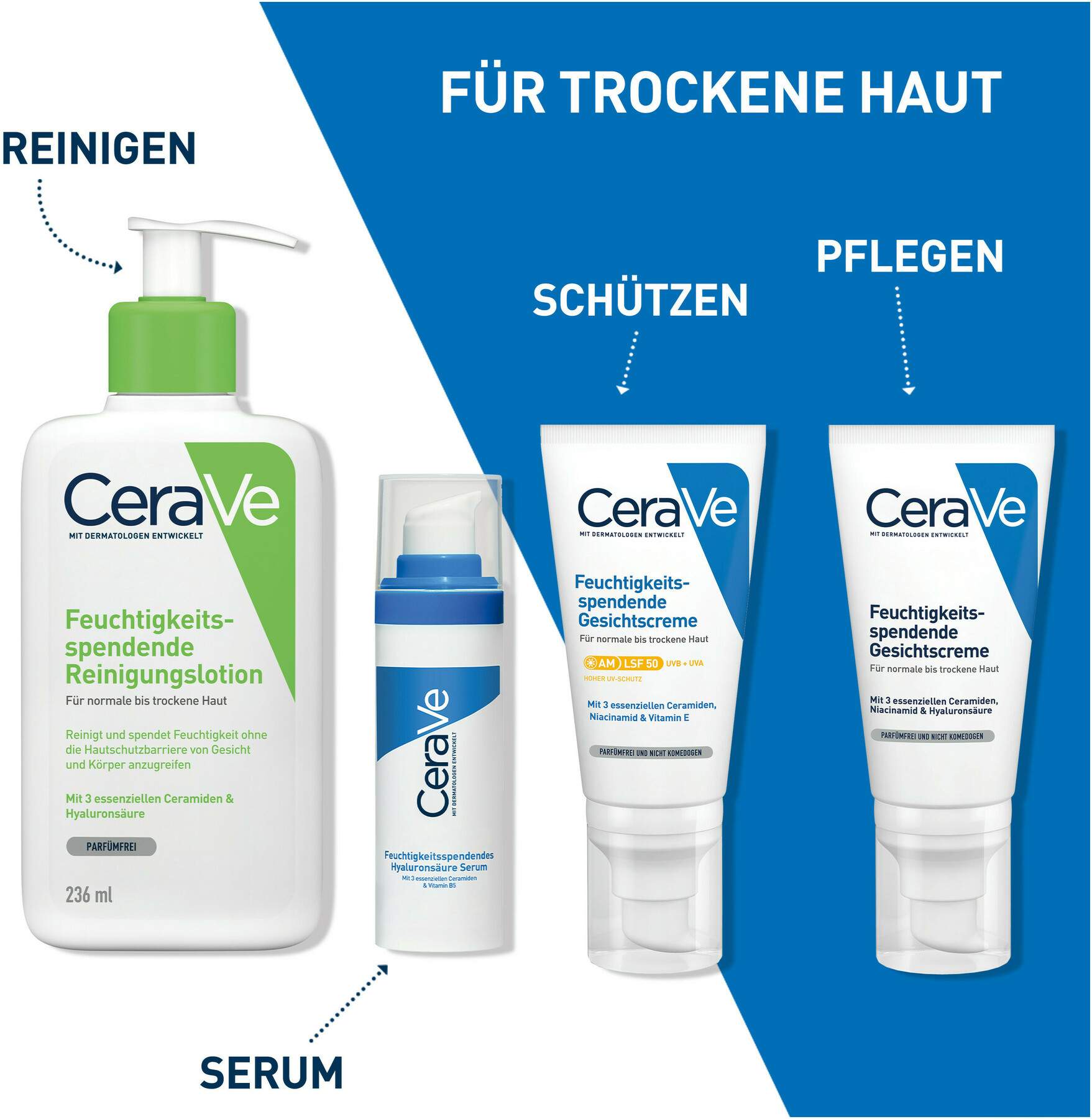 CeraVe feuchtigkeitsspendendes Hyaluronsäure Serum 30 ml