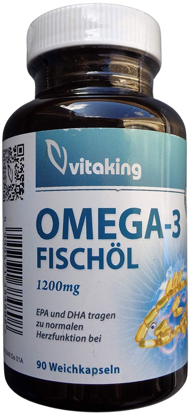 Omega-3 Fischöl 1200 mg Weichkapseln 90 Stück