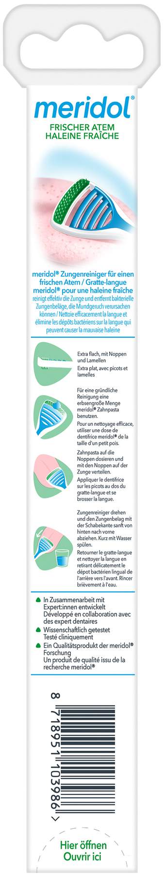 Meridol Sicherer Atem Zungenreiniger 1 Stück