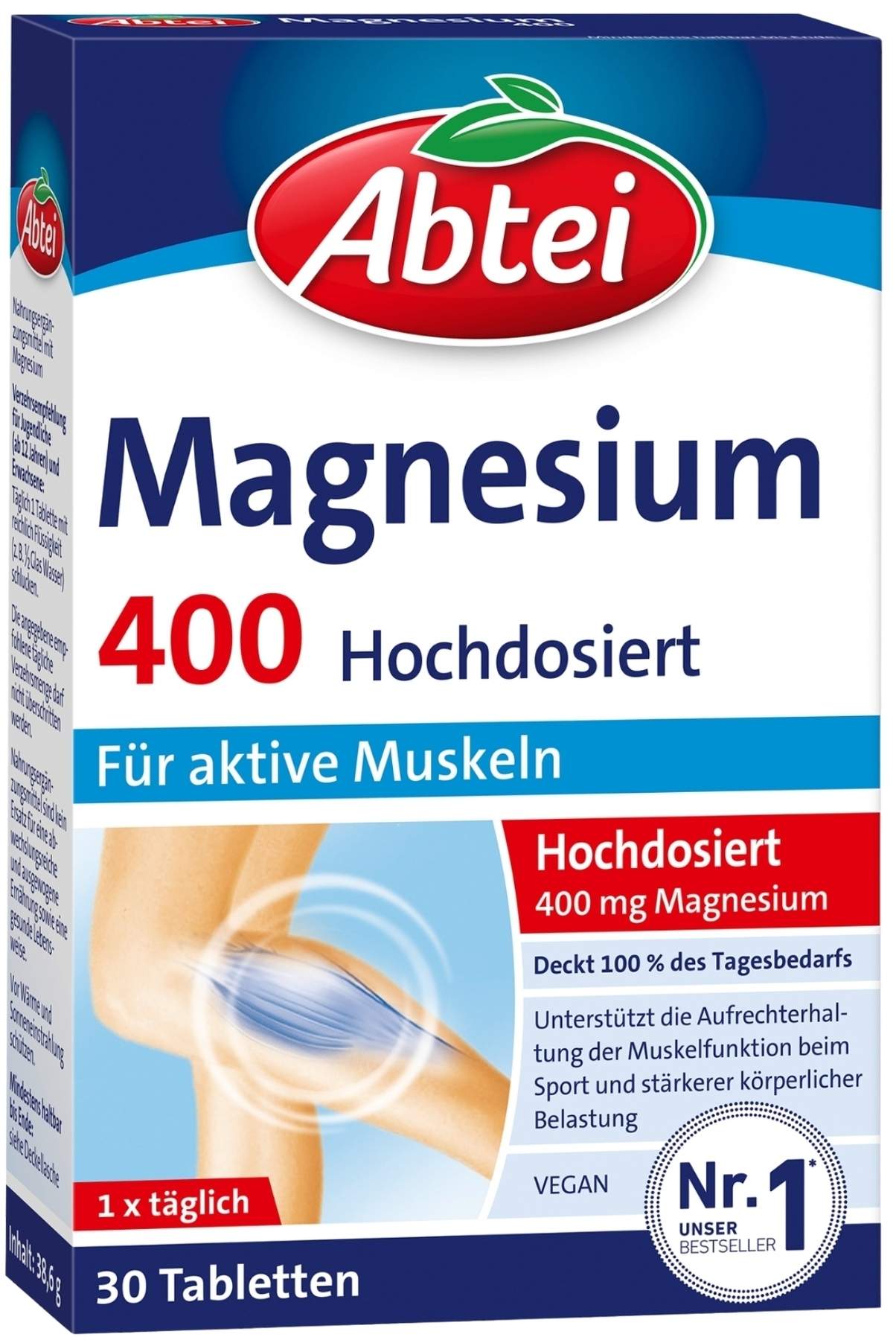 Abtei Magnesium 400 30 Tabletten