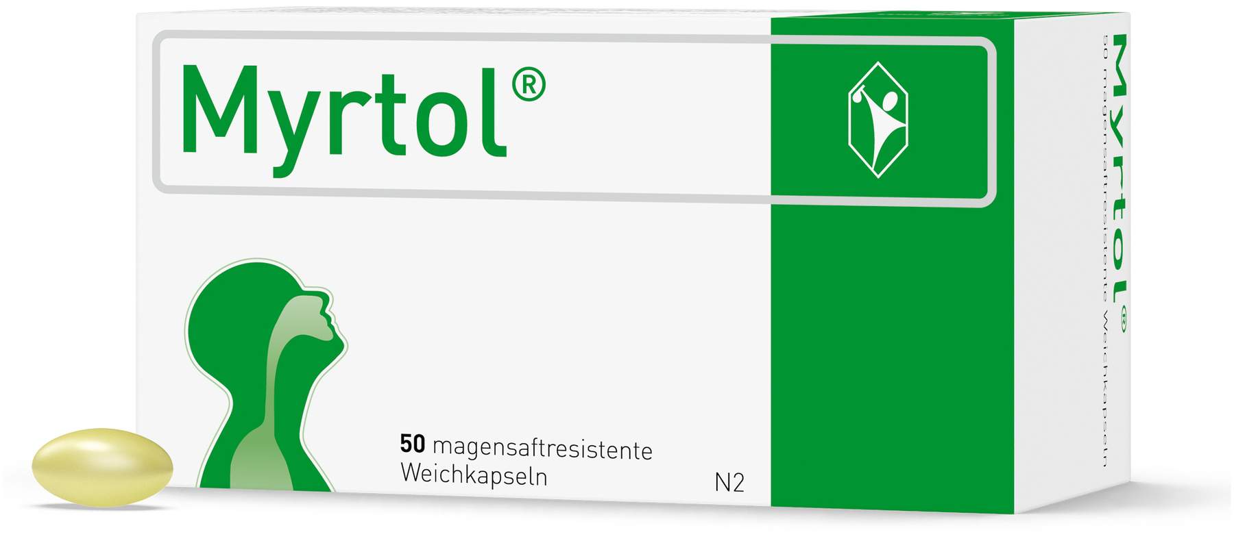 Myrtol Magensaftresistente Weichkapseln 50 Stück