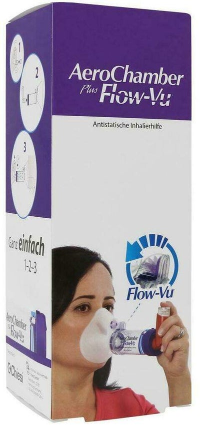 Aerochamber M.Kl.Maske F.Erw.U.Kdr.Ab 5 Jahre Lila  1 Stk