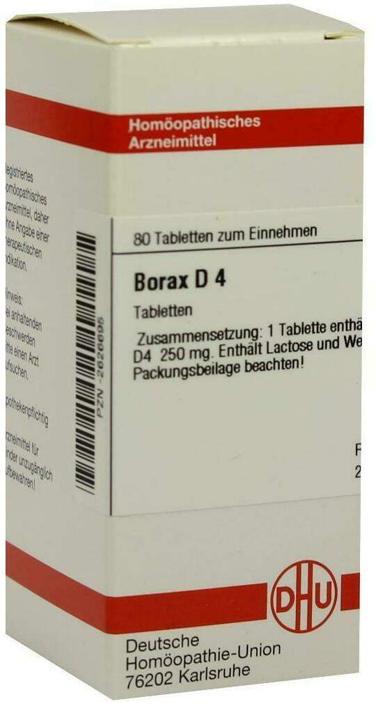 Dhu Borax D4 80 Tabletten