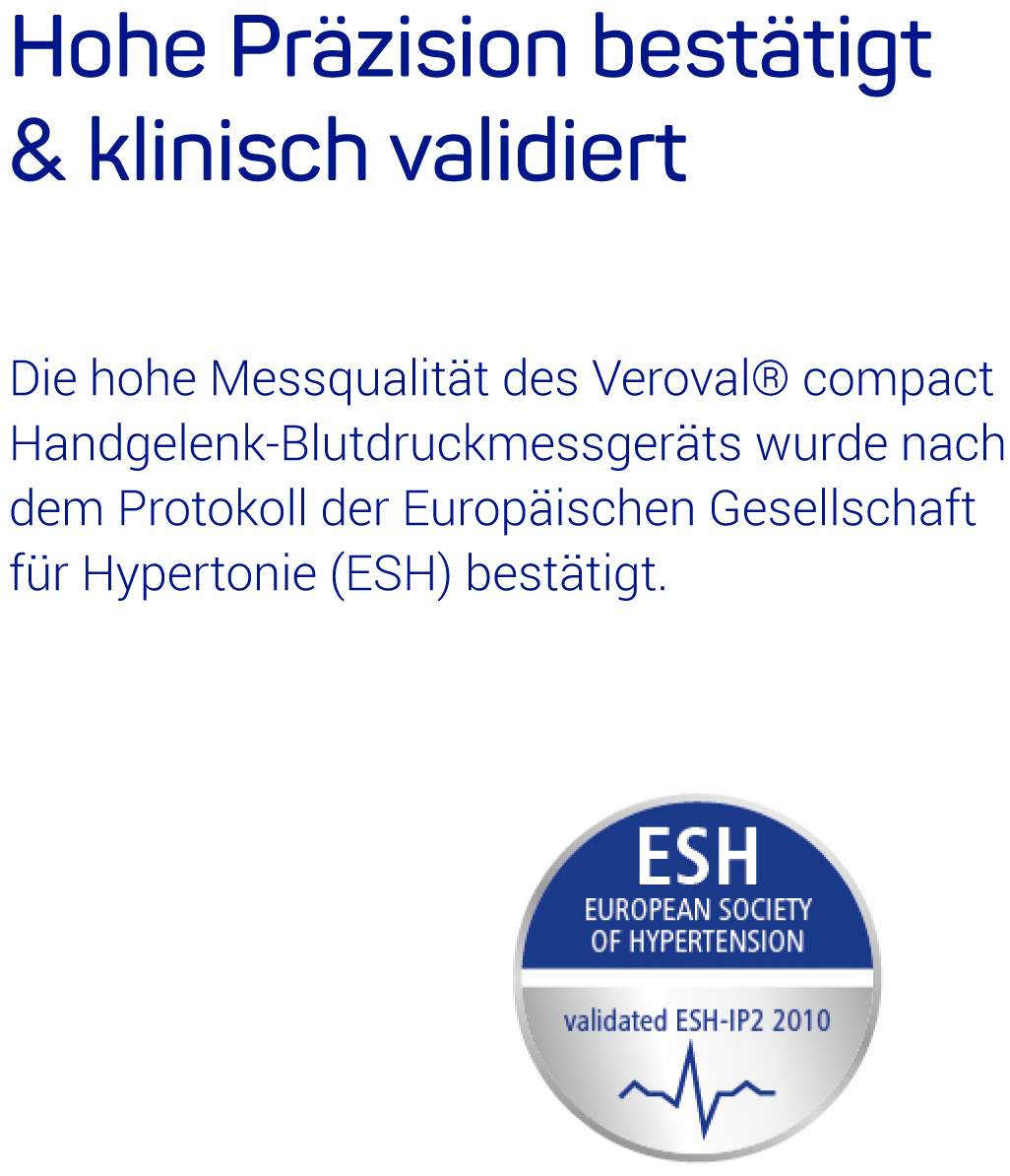 Veroval Compact Handgelenk Blutdruckmessgerät 1 Stück