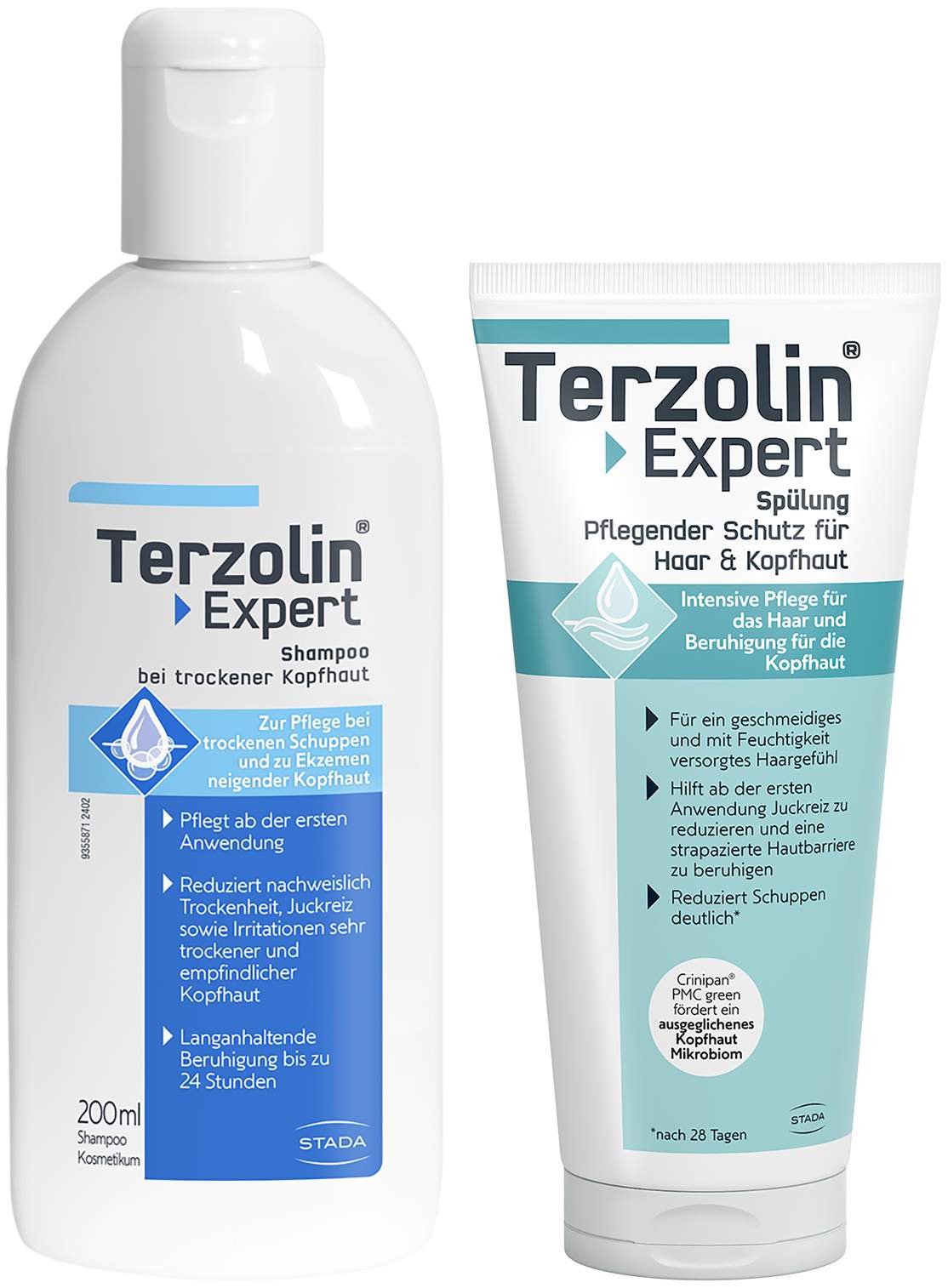 Terzolin Expert Trocken Shampoo 200 ml + Terzolin Expert Spülung 200 ml