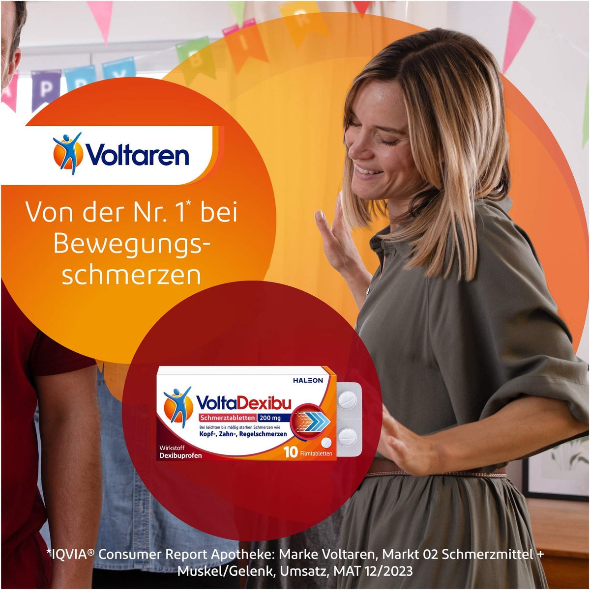 VoltaDexibu Schmerztabletten 200 mg 20 Filmtabletten