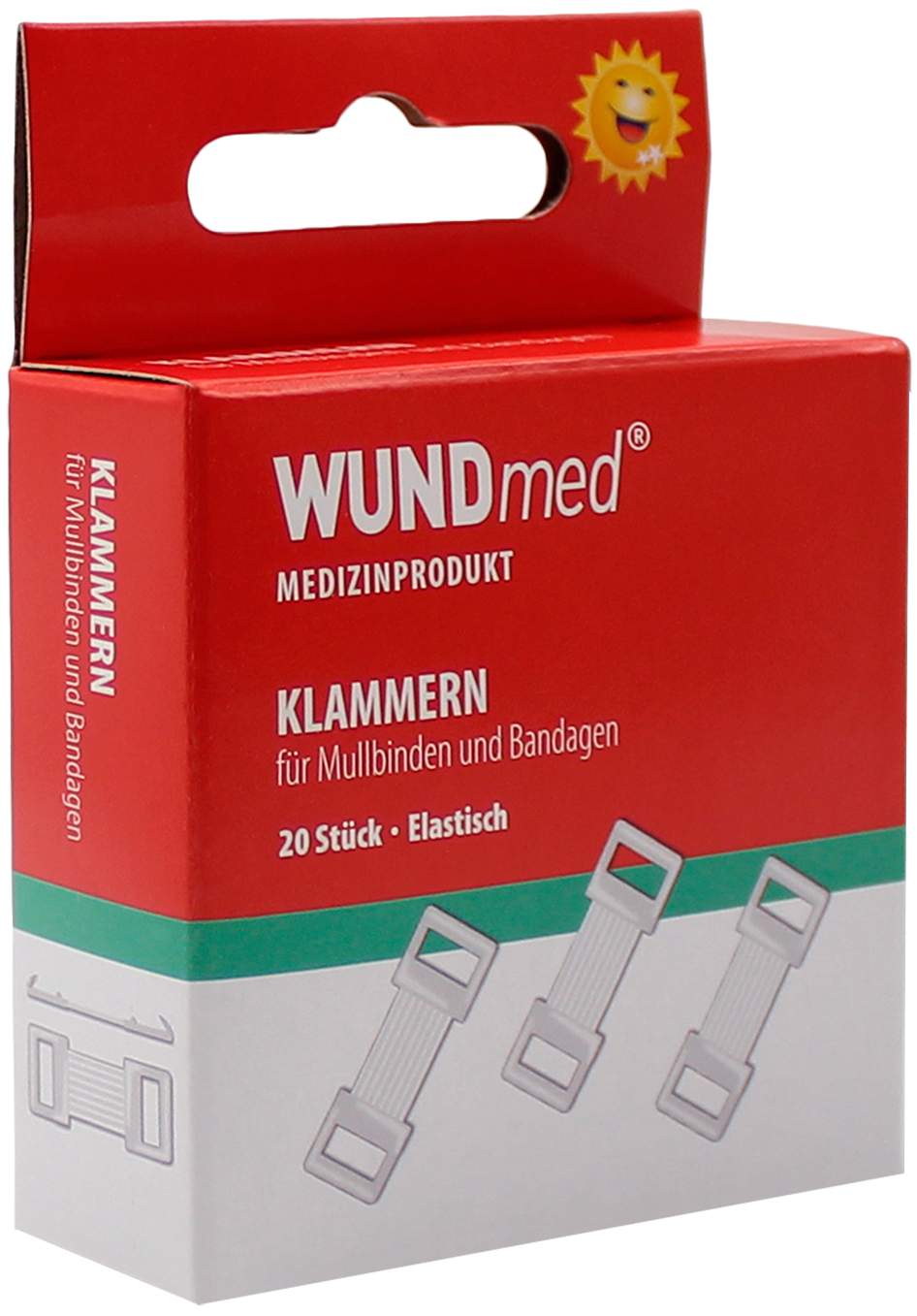 Verbandklammern für Mullbinden und Bandagen 20 Stück