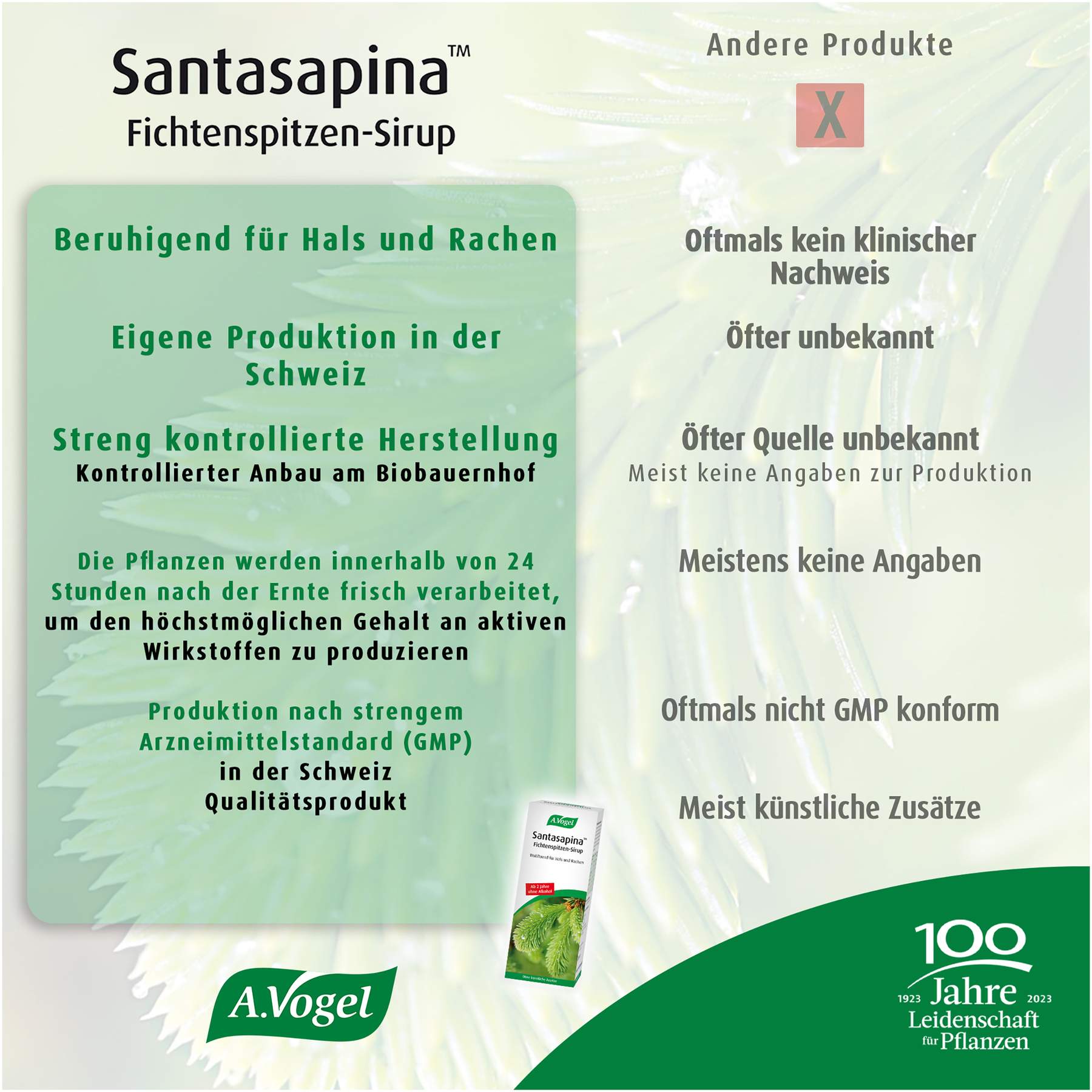 A.Vogel Santasapina ohne Alkohol Rottannen-Sirup 200 ml