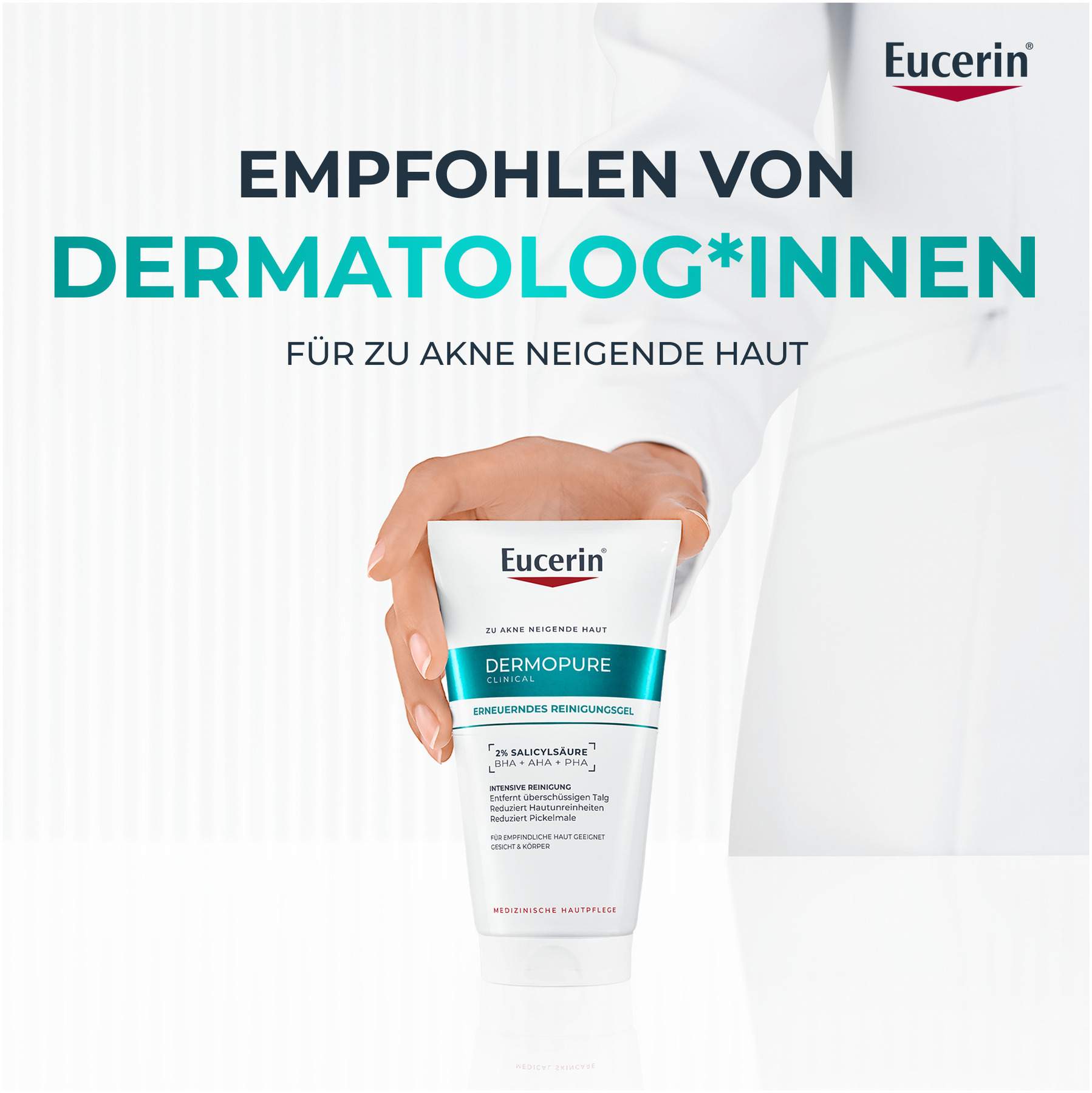 Eucerin DermoPure Clinical erneuerndes Reinigungsgel 150 ml