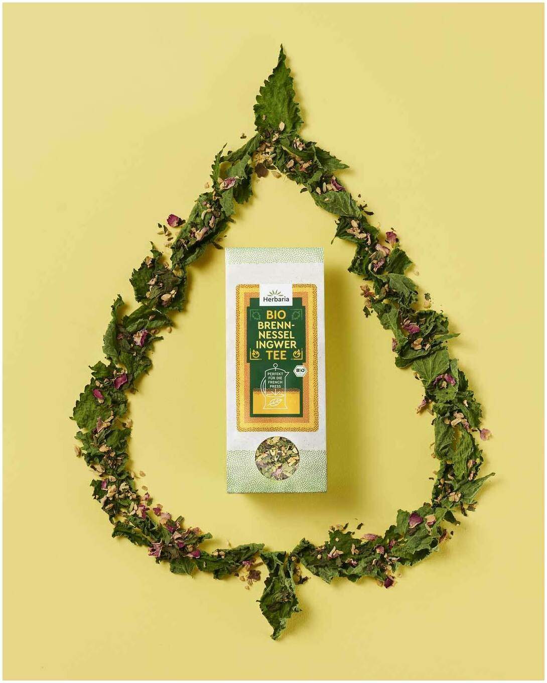 Herbaria Bio Tee Brennnessel Ingwer 45 g