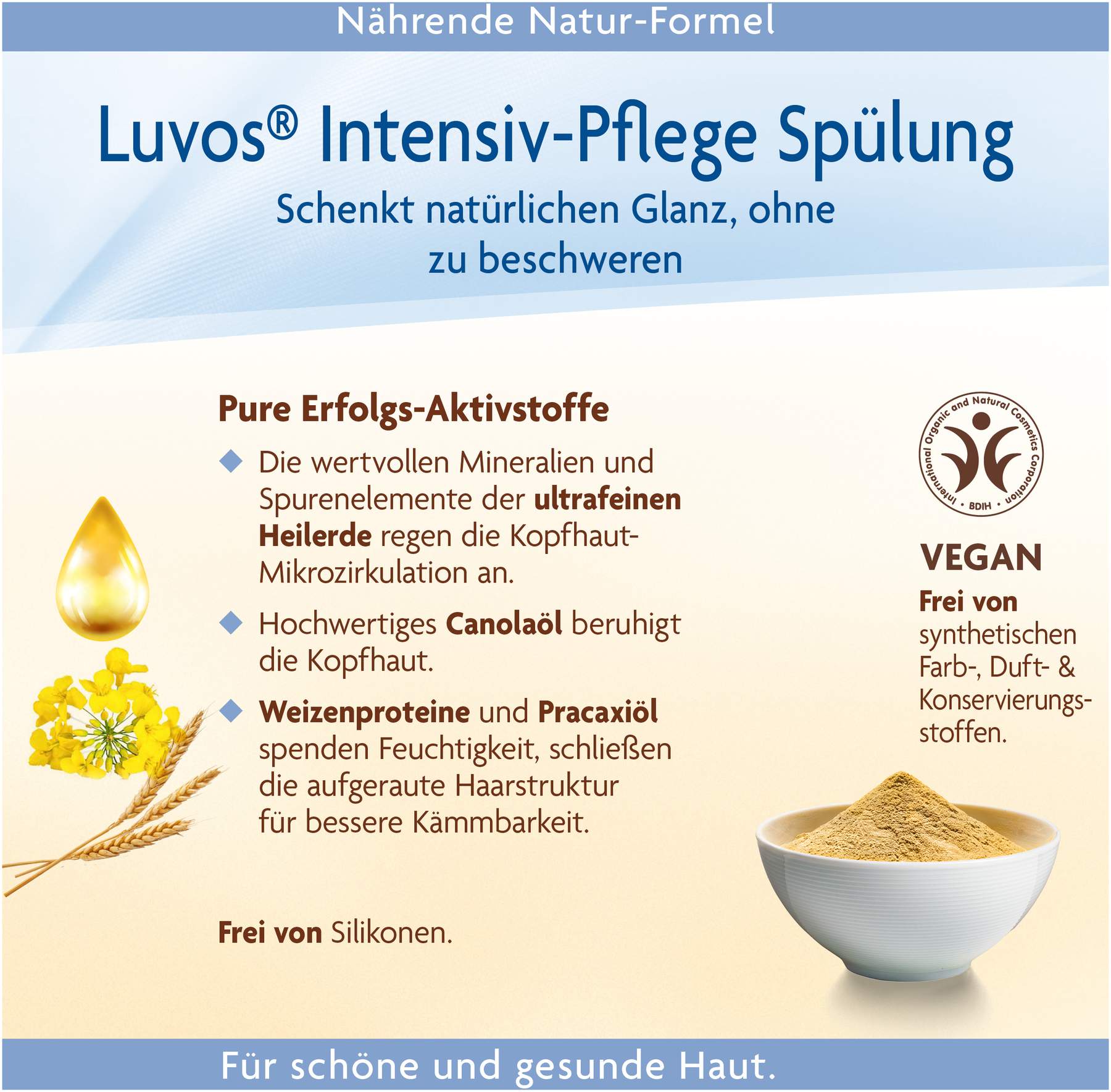 Luvos Naturkosmetik Mit Heilerde 200 ml Spülung