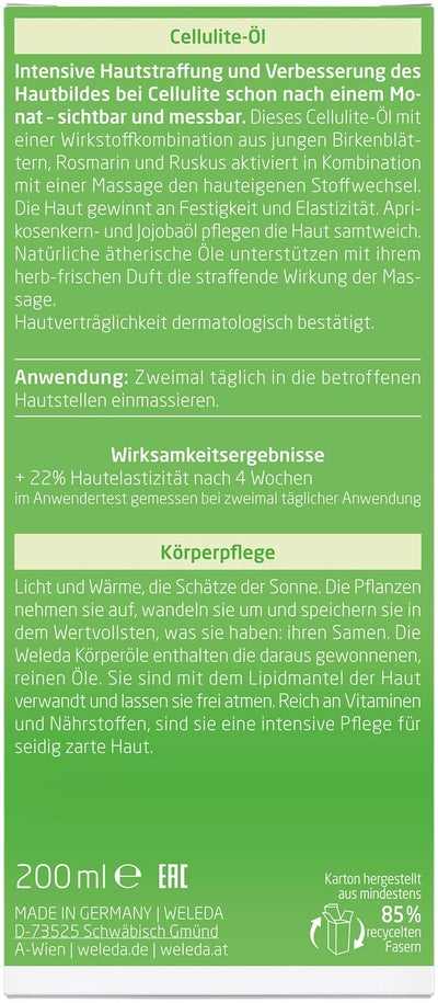 Weleda Birken-Cellulite-Öl 200 ml