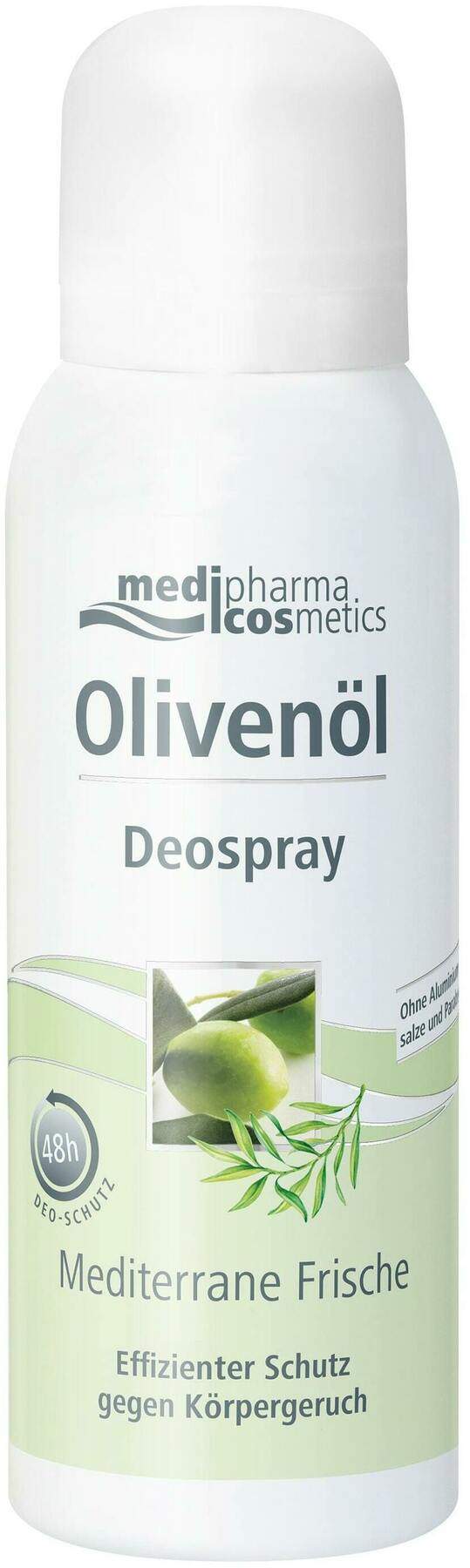 medipharma cosmetics Olivenöl Deospray Mediterrane Frische 125 ml Spray