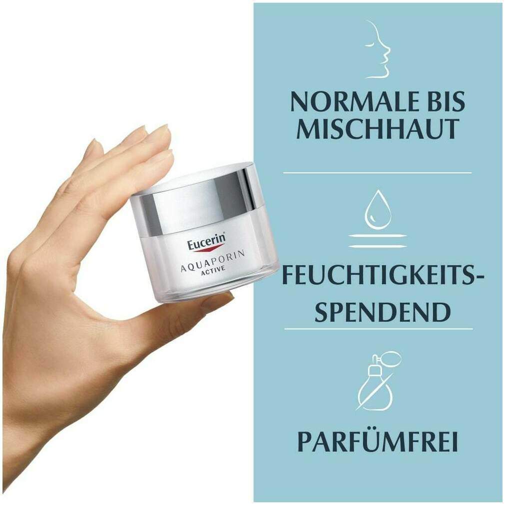 Eucerin Aquaporin Active für normale Haut bis Mischhaut 50 ml Creme