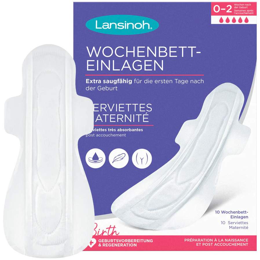 Lansinoh  Wochenbett-Einlagen Wochen 0-2 10 Stück