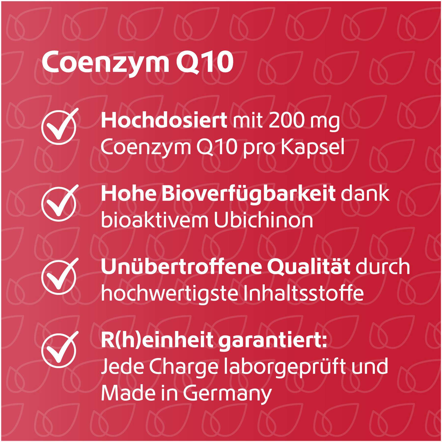 Coenzym Q10 200 mg Vegan 120 Kapseln