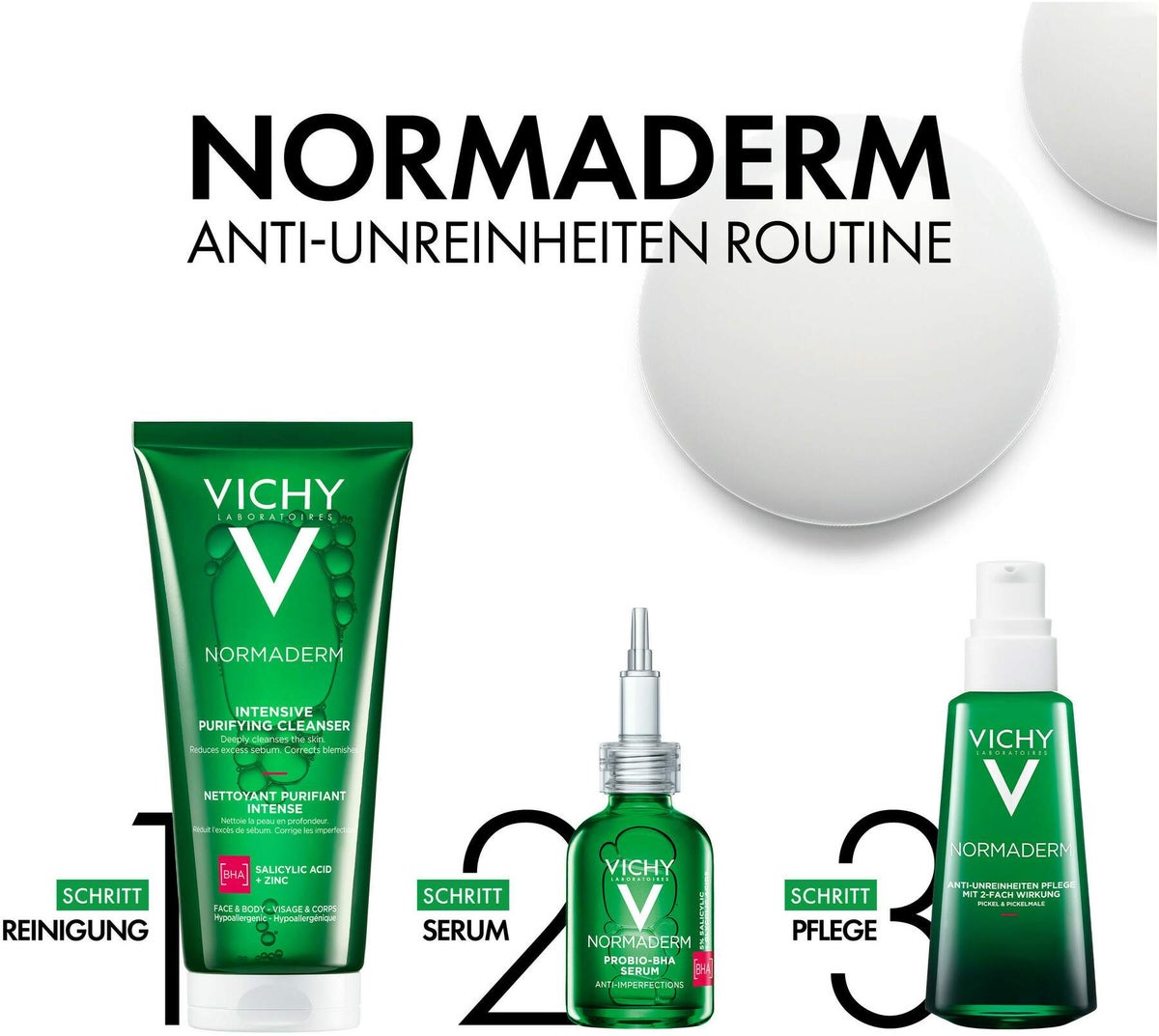 Vichy Normaderm Phytosolution Anti Unreinheitenpflege mit 2 Fach Wirkung 50 ml