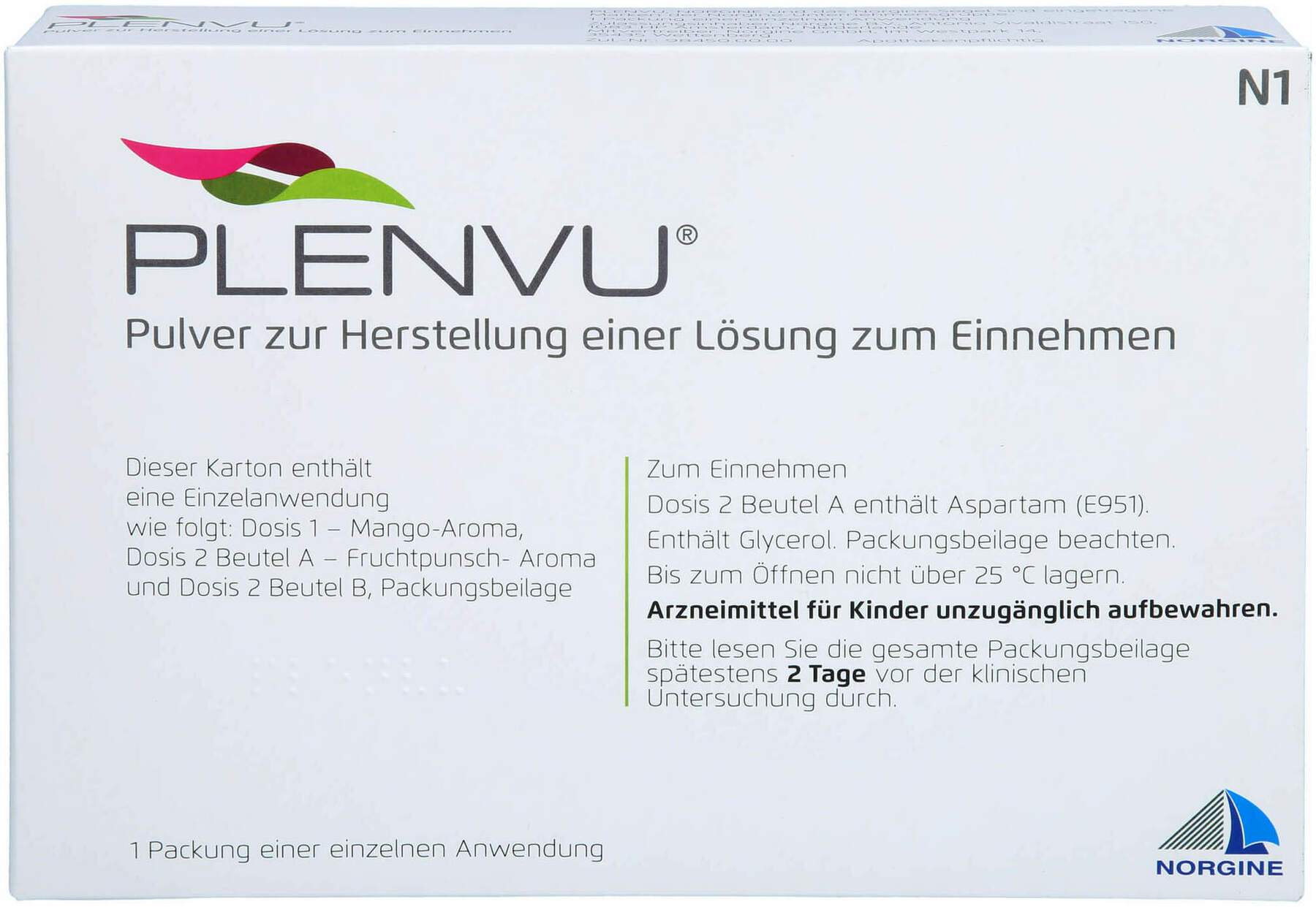 Plenvu Pulver 1 Stück