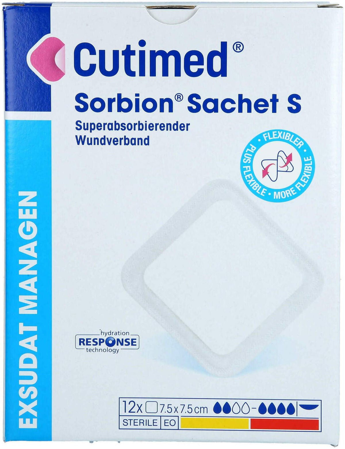 Cutimed Sorbion Sachet S Wundauflage 7,5 X 7,5 cm 24 Stück