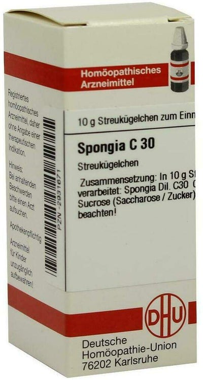 Dhu Spongia C30 10 G Globuli