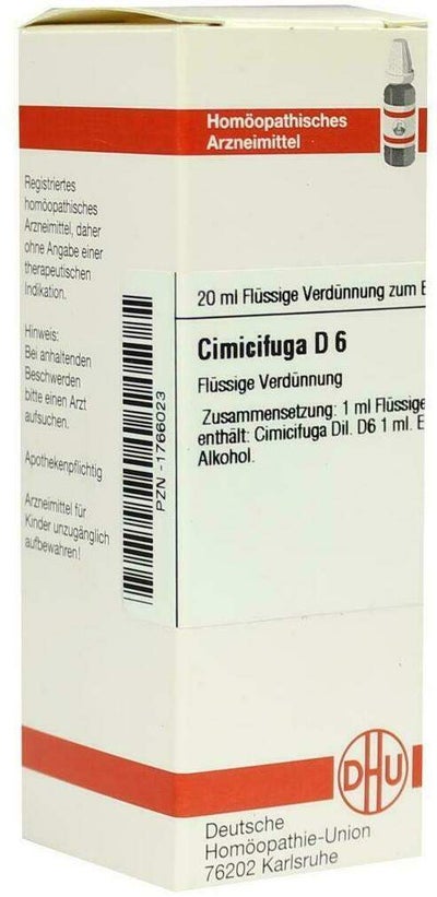 Dhu Cimicifuga D6 20 ml Dilution