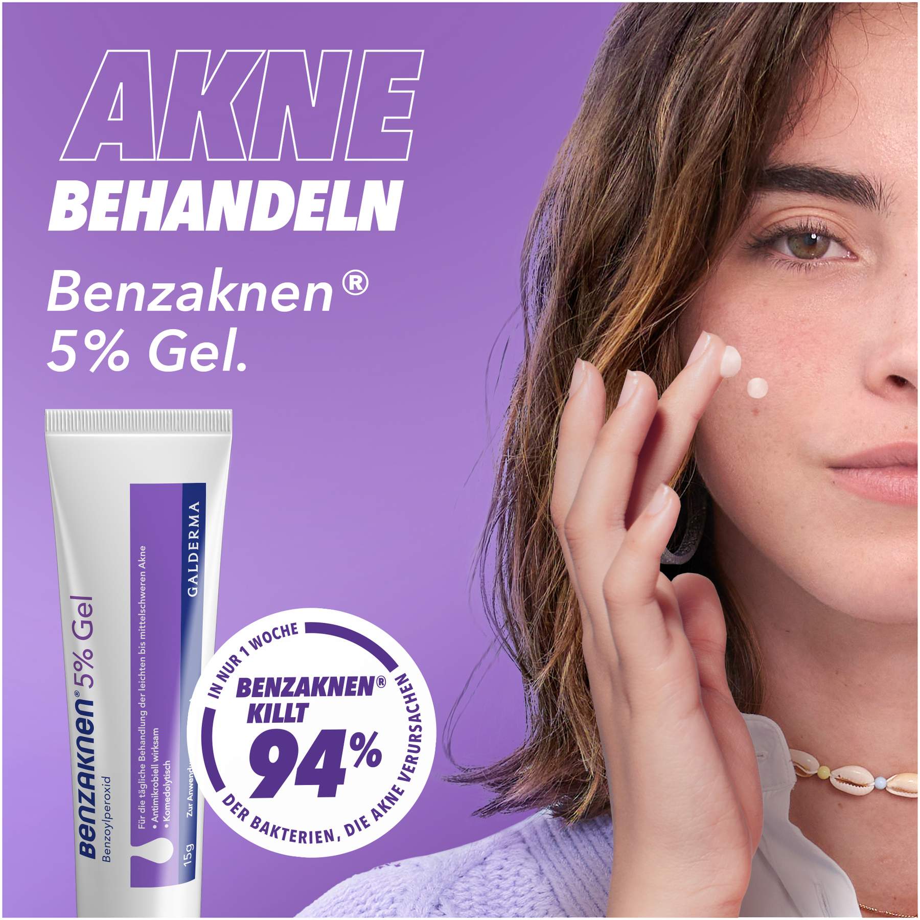 Benzaknen 5% Gel 2 x 40 g
