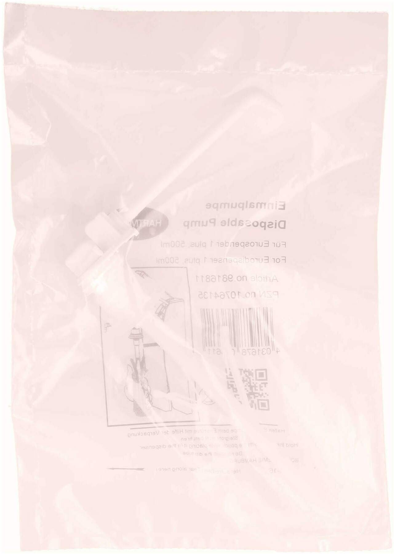 Bode Eurospender 1 Plus Einmalpumpe 500 ml 1 Stück