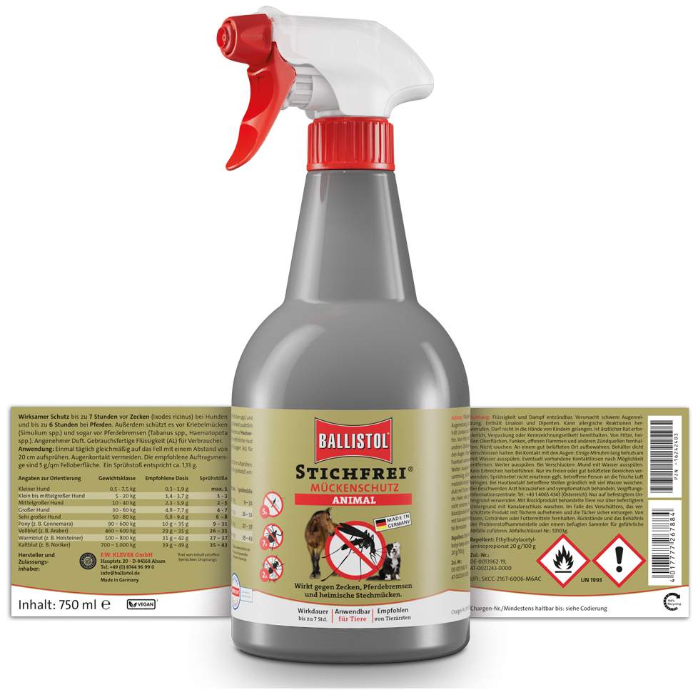 Ballistol Stichfrei Animal Spray vet. 750 ml