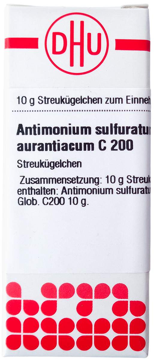 Dhu Antimonium Sulfuratum Aurantiacum C 200 Globuli 10 G