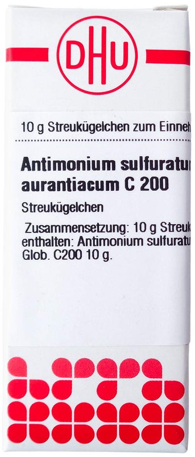 Dhu Antimonium Sulfuratum Aurantiacum C 200 Globuli 10 G