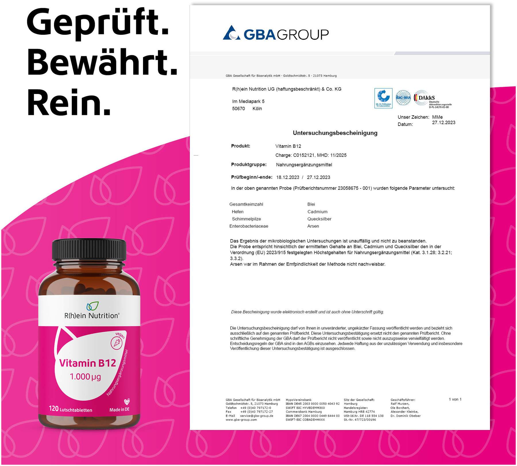 Vitamin B12 120 Lutschtablettenabletten Vegan
