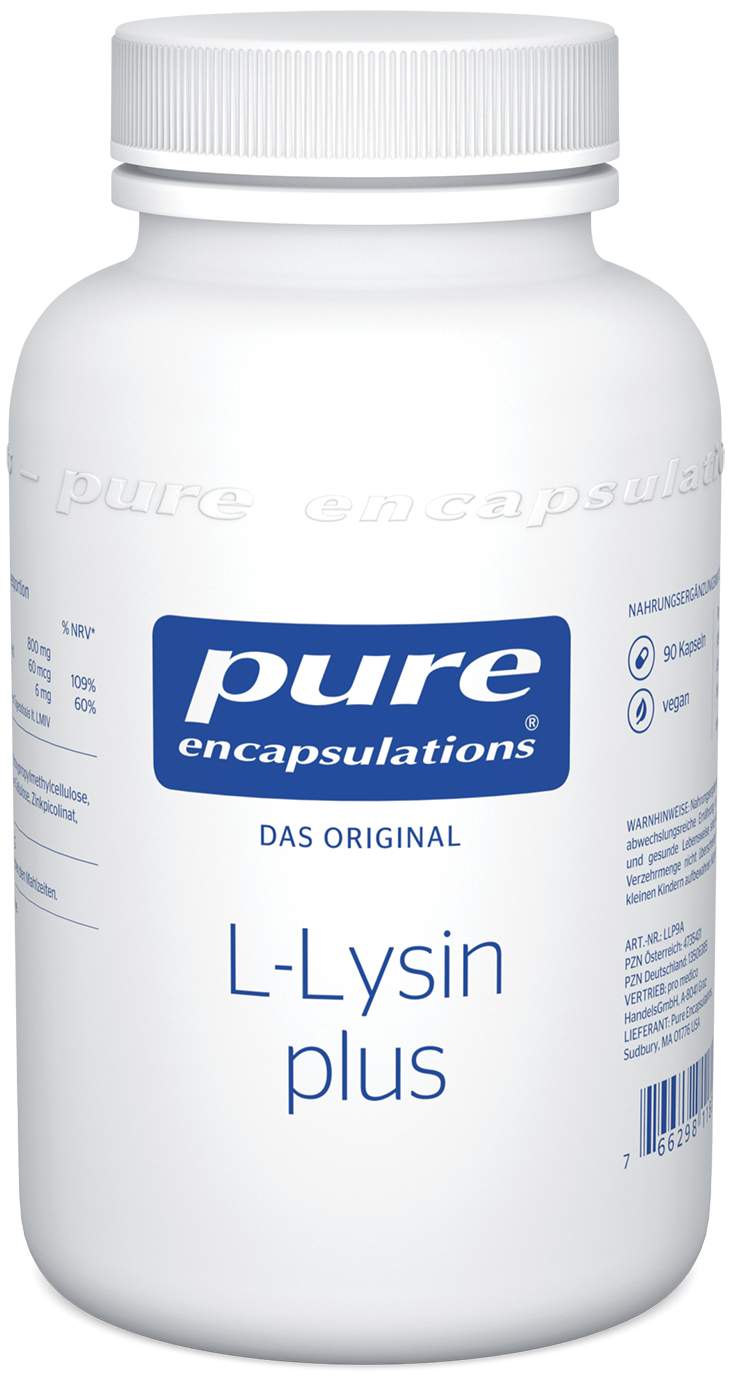Pure Encapsulations L-Lysin Plus 90 Kapseln
