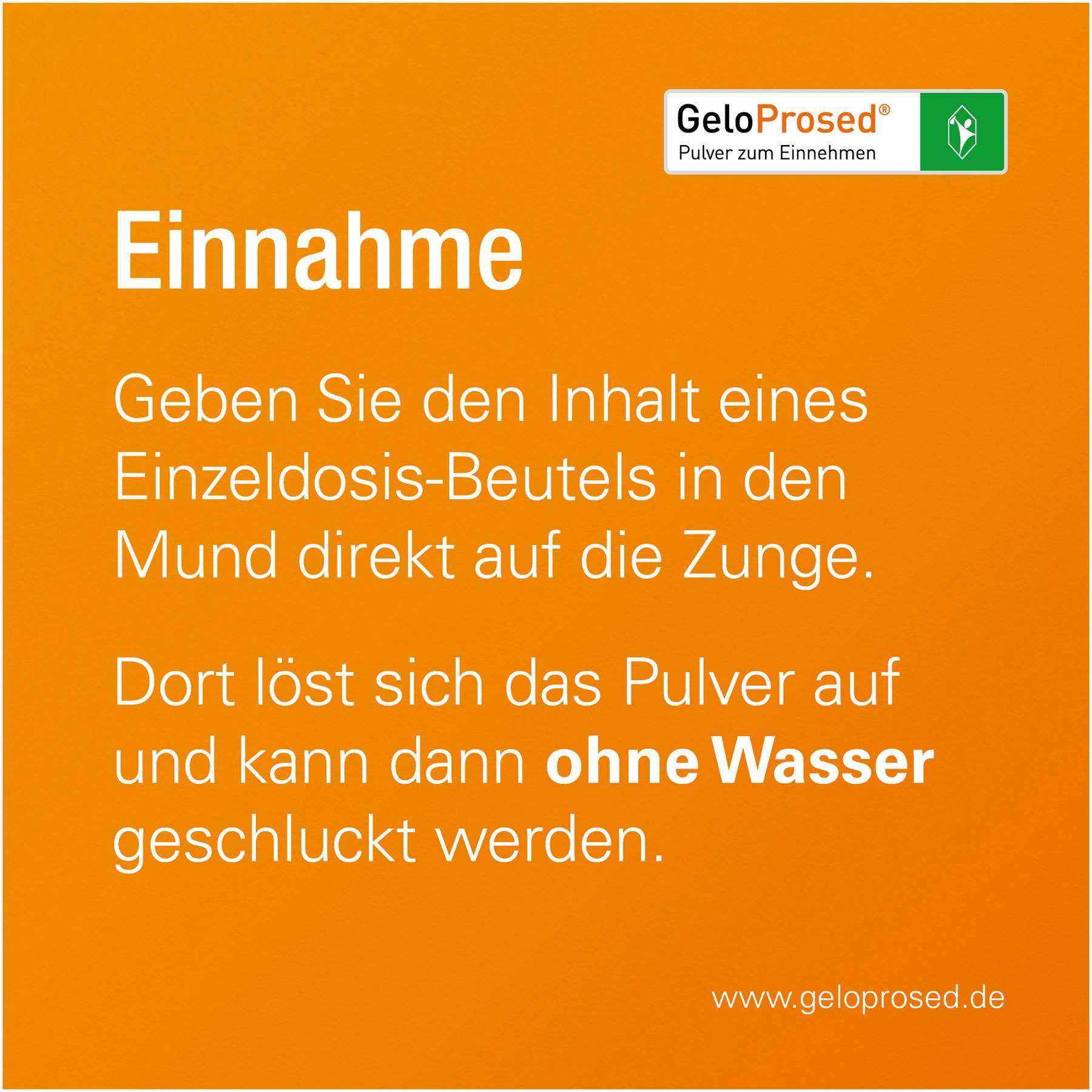 Geloprosed Pulver zum Einnehmen 2 x 10 Beutel